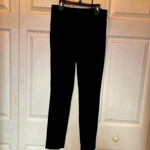 Dark Navy Blue Stretch dressy leggings ..  size 4, they are stretchy